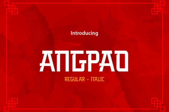 Angpao: A Unique Display Font for Web Design