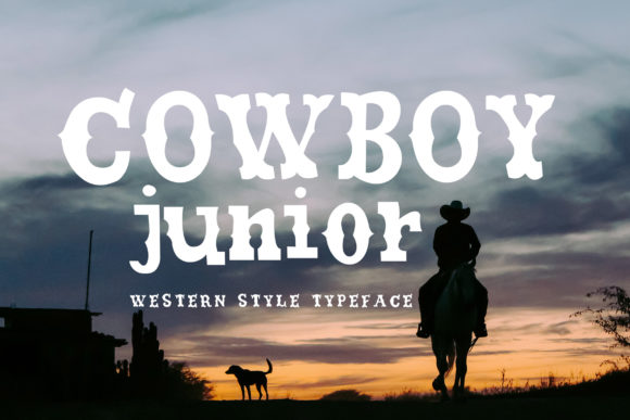 Cowboy Junior: A Bold Display Font That Brings Western Charm to Branding