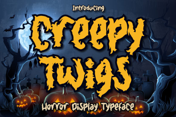Creepy Twigs: A Bold Display Font for Scroll-Stopping Digital Campaigns