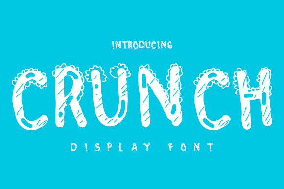 Crunch: A Bold Display Font for Brand Identity