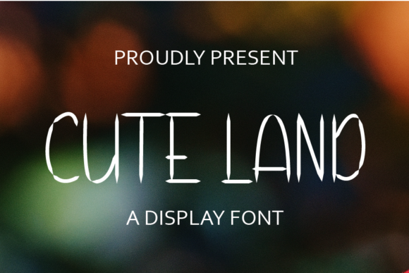 Cute Land: A Playful Display Font for Scroll-Stopping Marketing Visuals