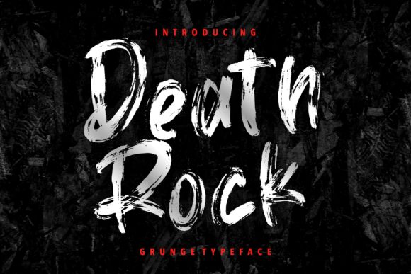 Death Rock: A Quirky Display Font for Bold Branding