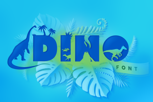 Dino: A Playful Display Font for Web Design Projects