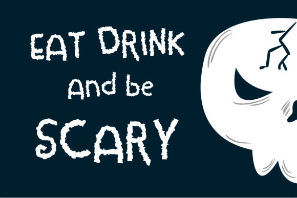 Eat Drink and Be Scary: A Bold Display Font for Scroll-Stopping Digital Campaigns