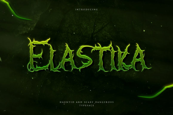 Elastika: The Spooky Display Font for Halloween Campaigns