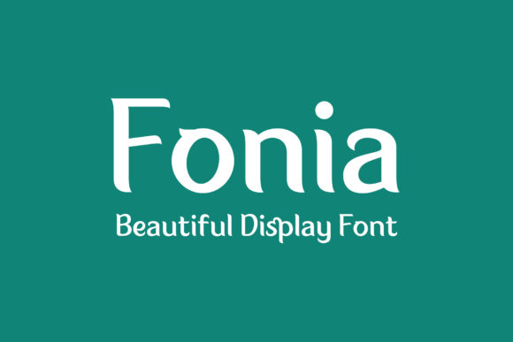 Fonia: A Clean Display Font for Editorial Design