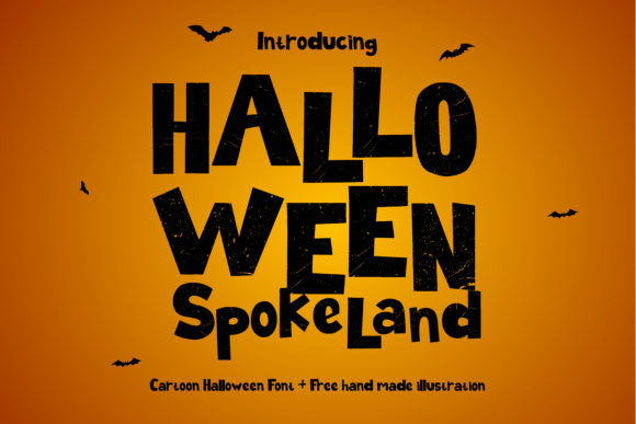 Halloween Spokeland: A Hauntingly Beautiful Display Font for Editorial Design