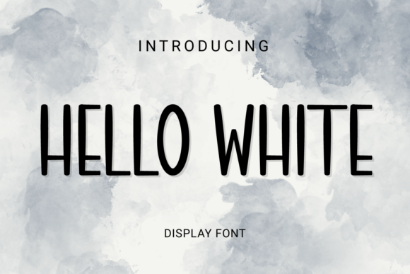 Hello White: A Clean Display Font for Modern Web Design