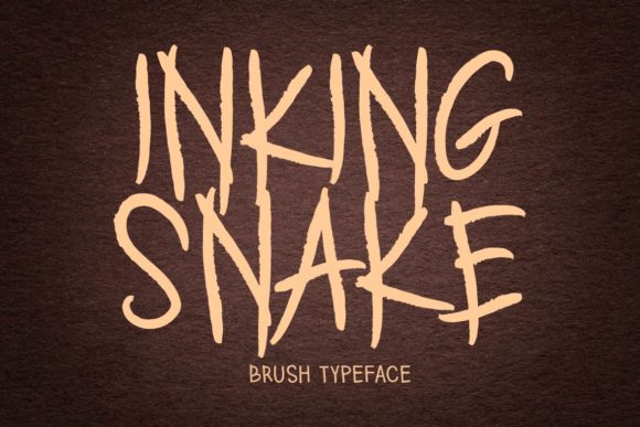 Inking Snake: A Playful Display Font for Modern Web Design