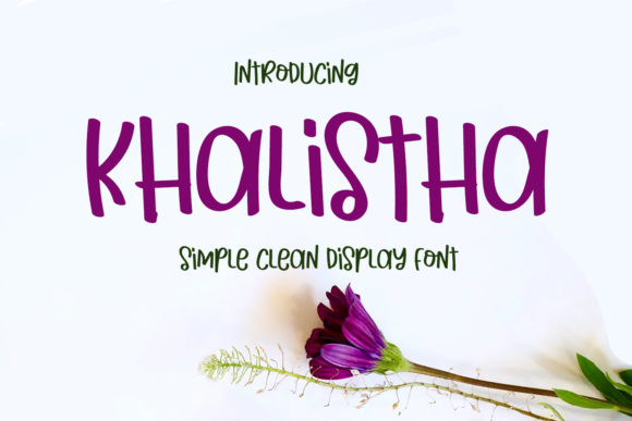 Khalistha: A Display Font for Modern Web Design and Digital Identity
