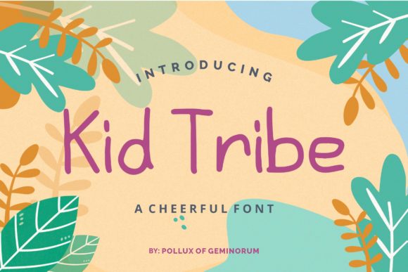 Kid Tribe: A Playful Display Font for Editorial Design