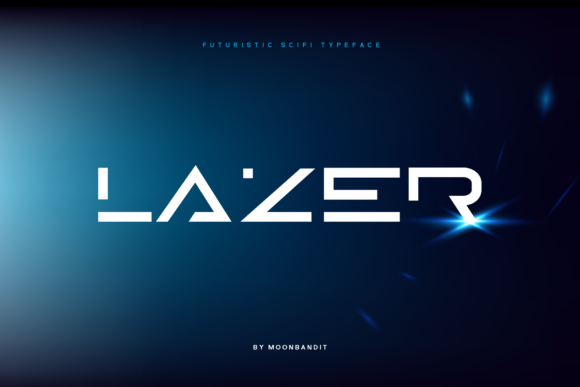 Lazer: A Sharp Display Font for Editorial Design