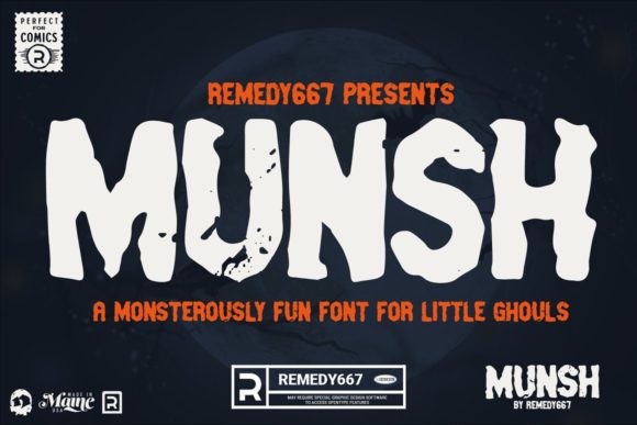 Munsh: A Bold Display Font for Modern Web Design