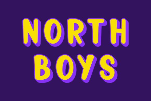 North Boys: The Bold Display Font for Your Brand