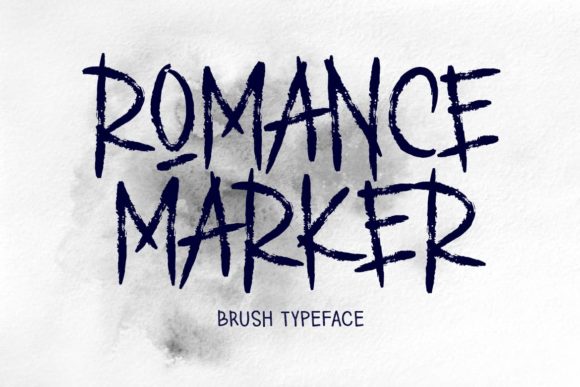 Romance Marker: A Display Font That Adds Personality to Campaign Visuals