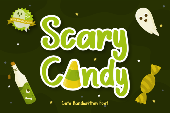 Scary Candy Font: A Joyful Display Typeface for Playful Branding Projects