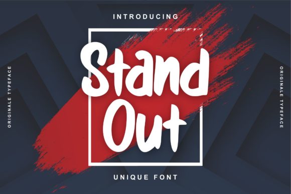 Stand Out: A Neat Display Font for Crafters