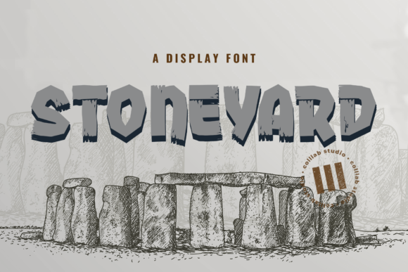Stoneyard: A Unique Display Font for Campaigns