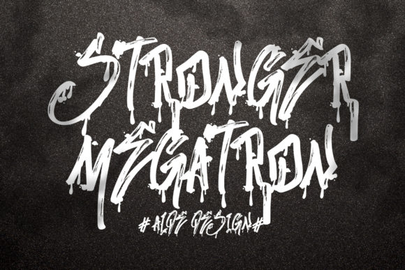 Stronger Megatron: A Bold Display Font for Modern Web Design