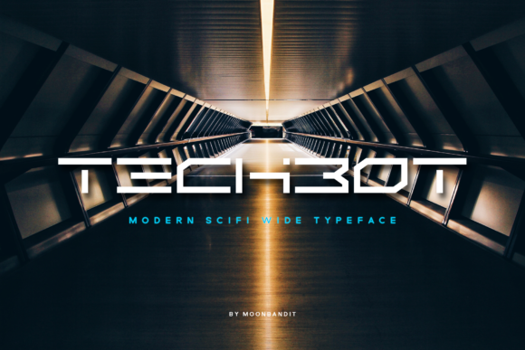 Techbot: A Modern Display Font for Editorial Design